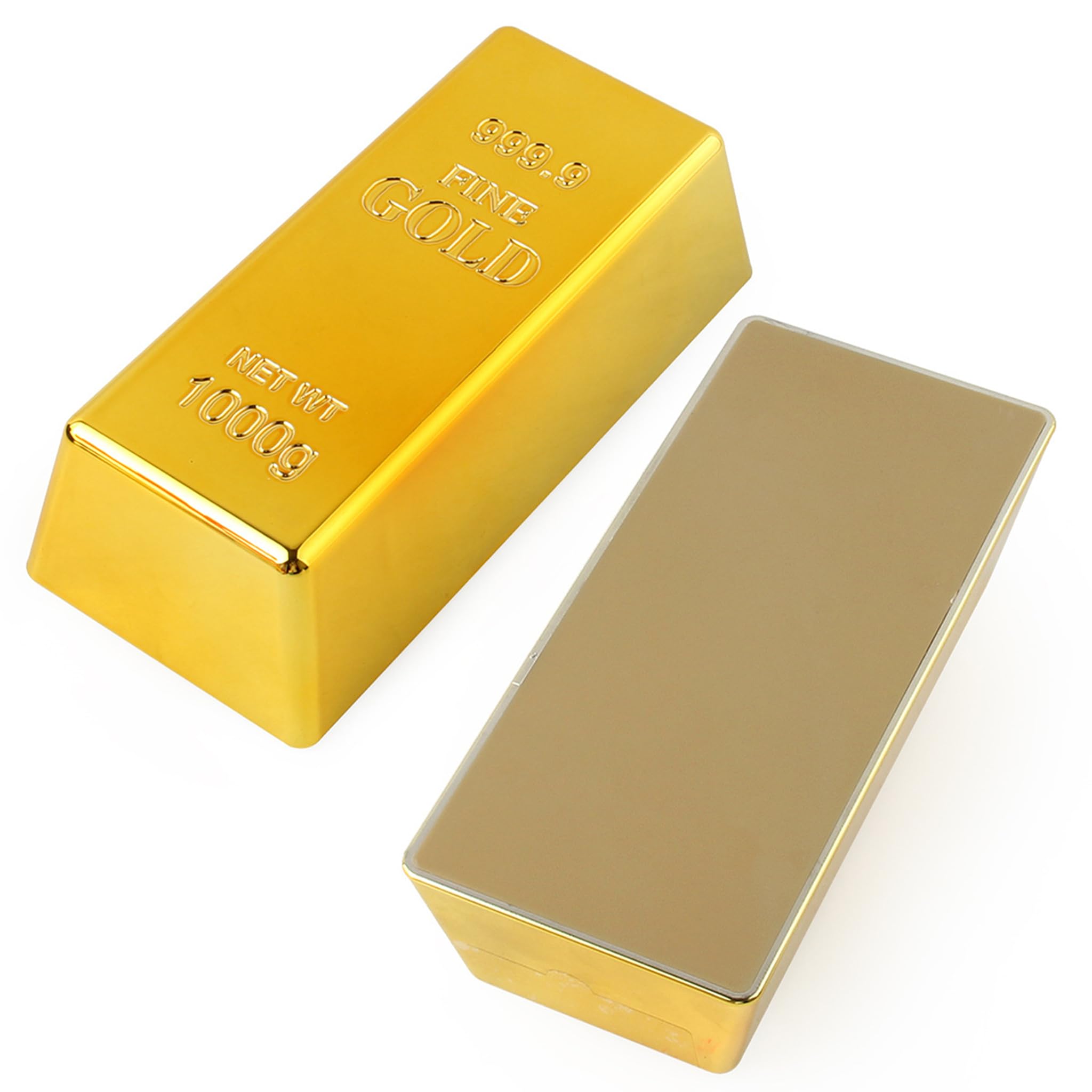 Amazon.co.jp: [Queen-b] 金塊 レプリカ 3個セット ゴールド 金の延べ